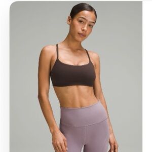 Lululemon Wunder Train Strappy Racer Bra C/D Cup espresso 14